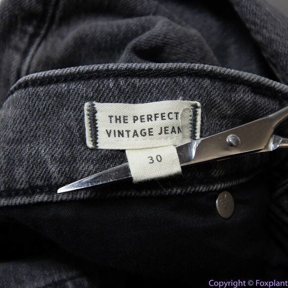 Madewell Perfect Vintage Jean in Cosner Wash: Knee-Rip Edition, women's size 30 - Picture 11 of 14